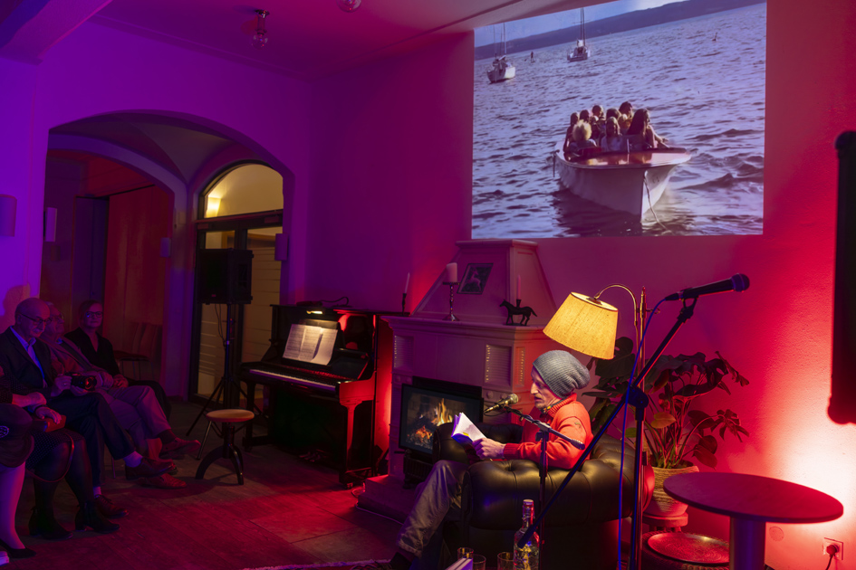 Paul Gruber liest Begegnungen am Bootsverleih